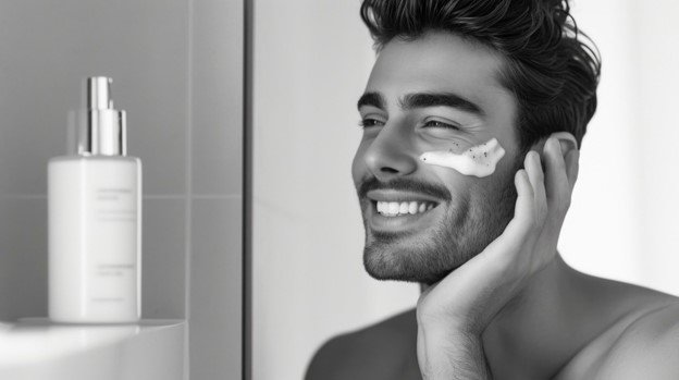 rutina facial de hombre