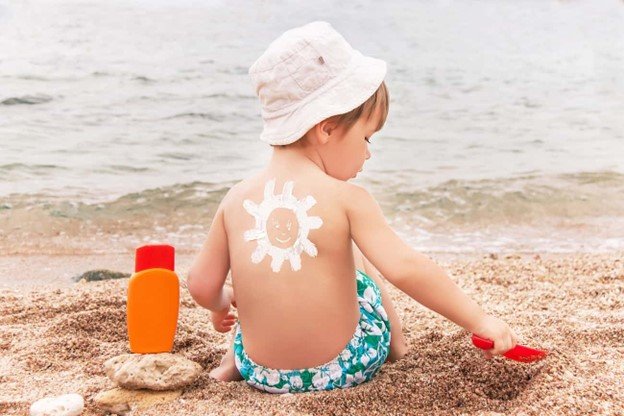 crema solar niños