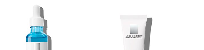 La Roche Posay anti aging hyalu B5 range page bottom