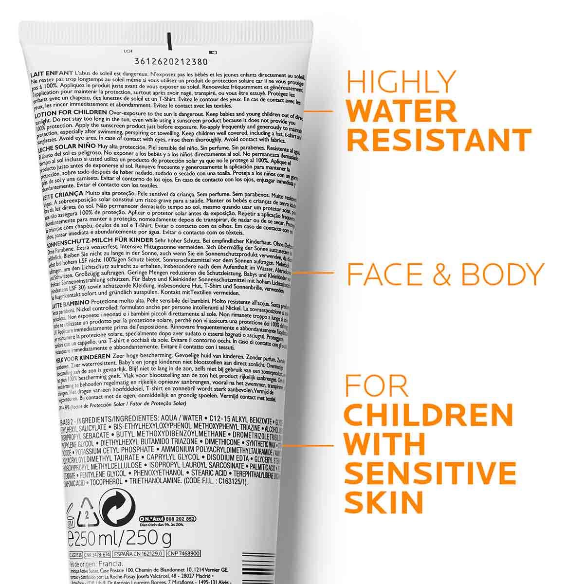 La Roche Posay ProductPage Sun Anthelios DP Spf50 Smooth Lotion 250ml 