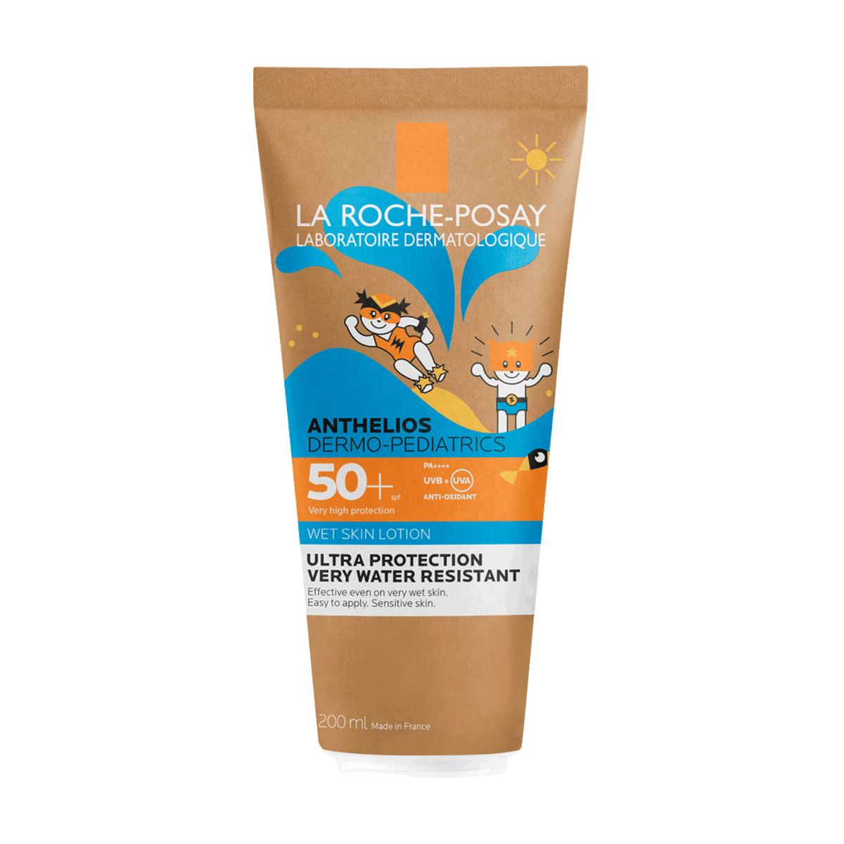 ANTHELIOS Dermo-pediatrics Locion Wet Skin SPF50