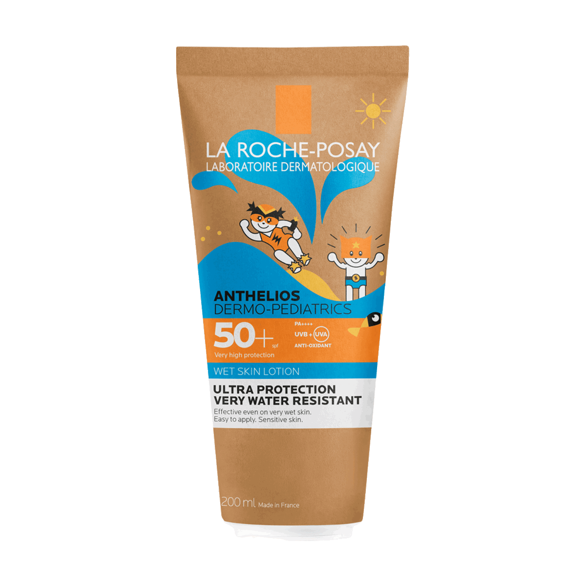 ANTHELIOS Dermo-pediatrics Locion Wet Skin SPF50