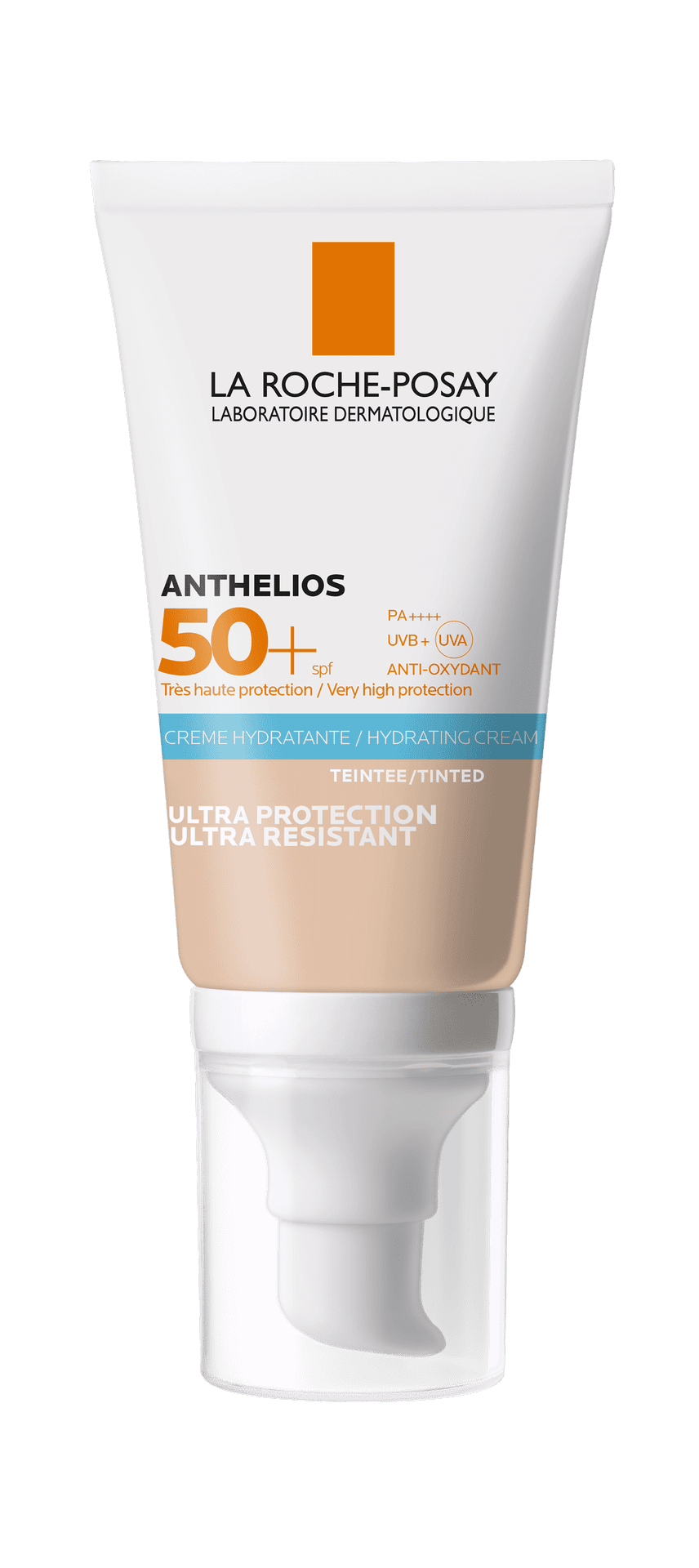 Protector Solar Facial 50 Con Color Anthelios Crema Hidratante Spf50