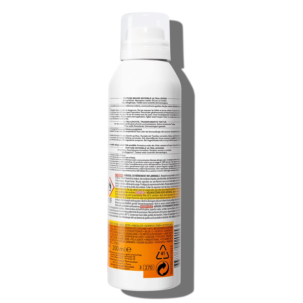 La Roche Posay ProductPage Sun Anthelios XL Invisible Mist Ultra Spf50