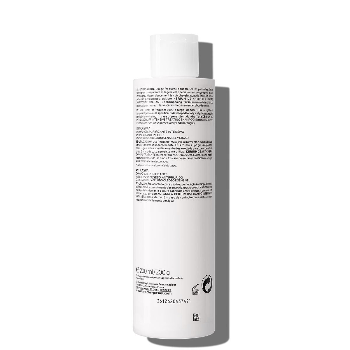 La Roche Posay ProductPage Kerium Anti Dandruff Gel Shampoo 200ml 3433