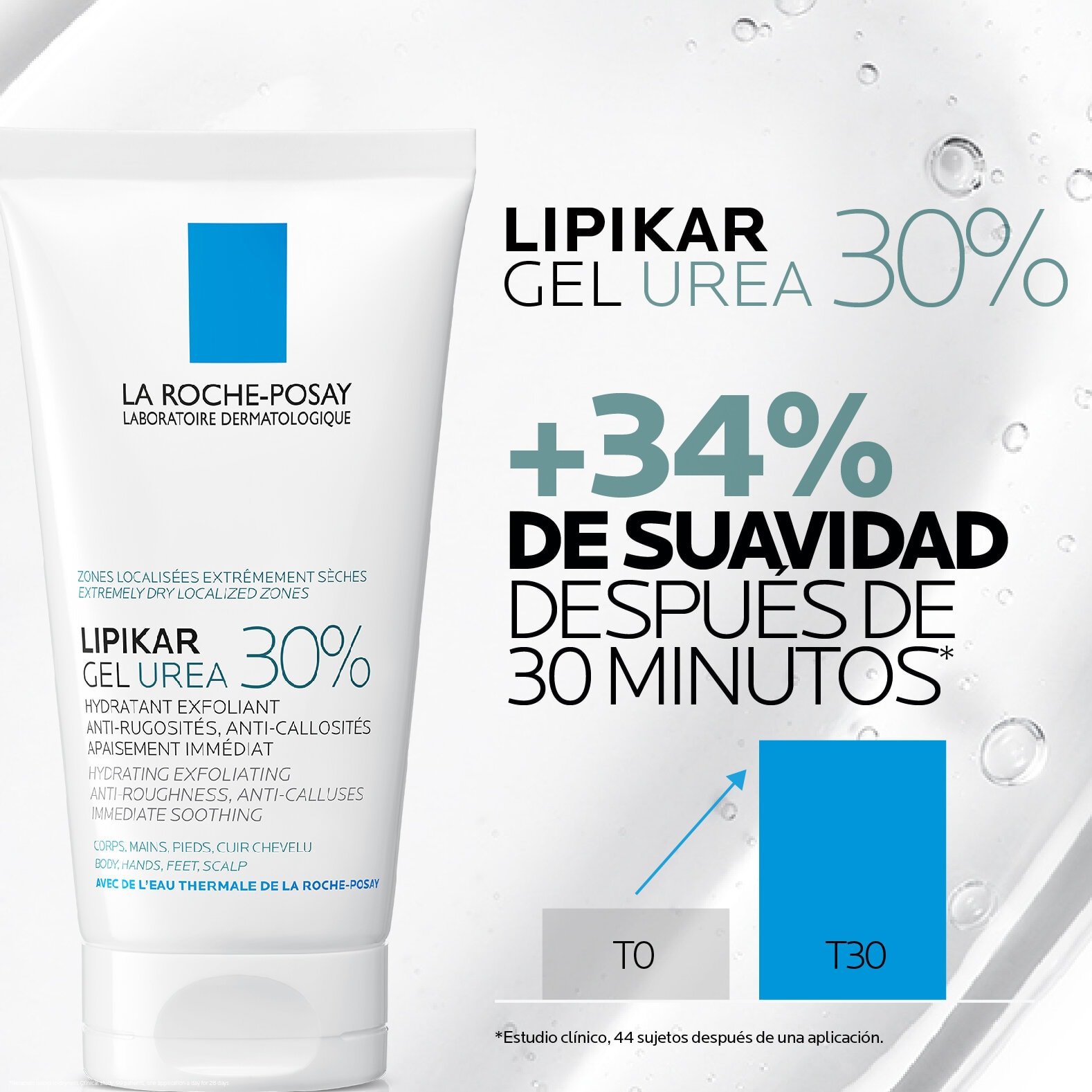 LIPIKAR Gel Urea 30% | Suavidad