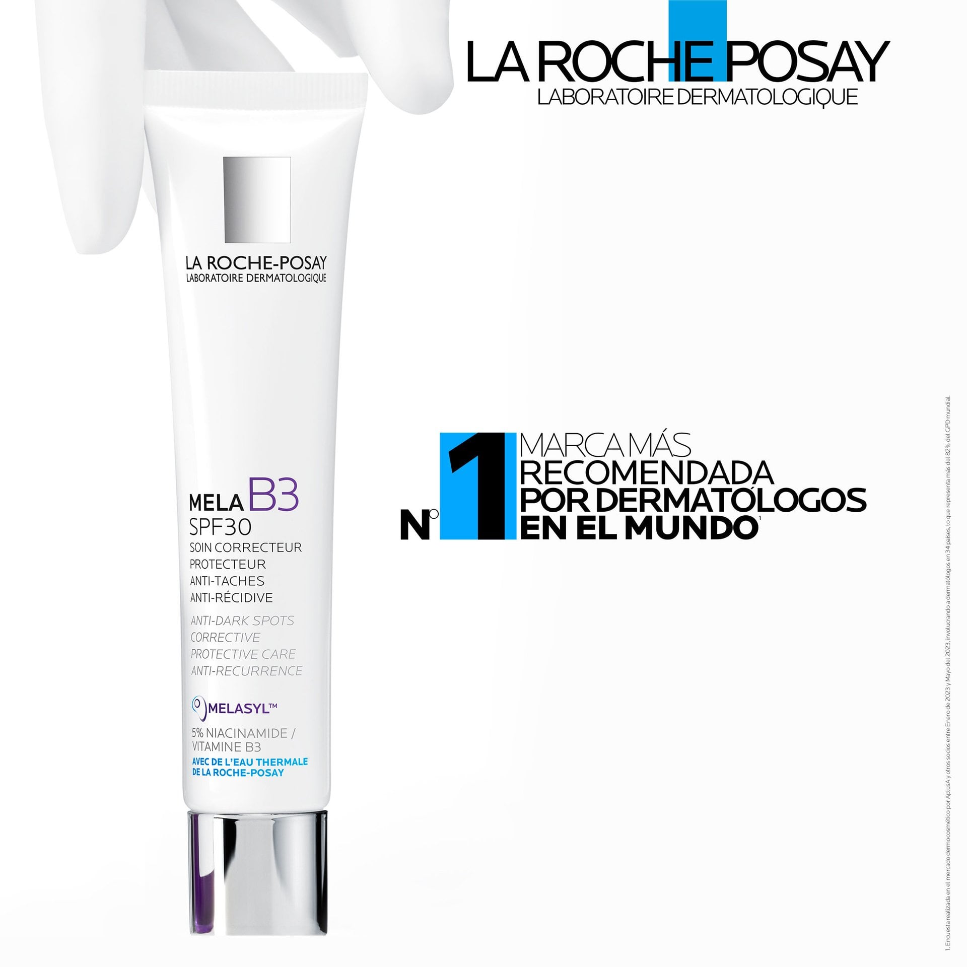 MELA B3 SPF30 superiority
