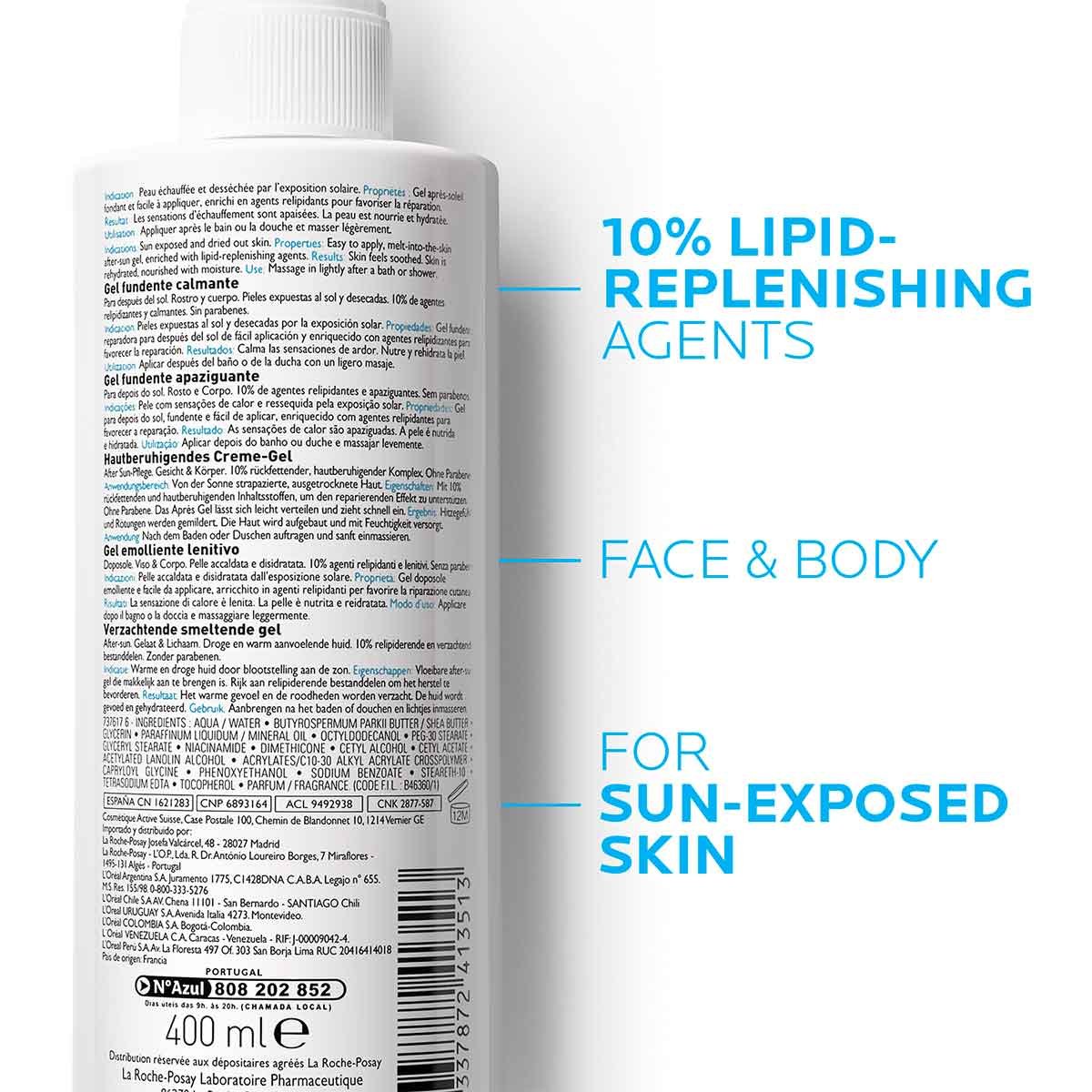 la roche posay melt in gel e retail back